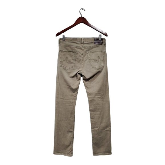 AG Adriano Goldschmied The Matchbox Jeans Slim Straight Brown Tan Men's Sz 31 - Picture 2 of 14